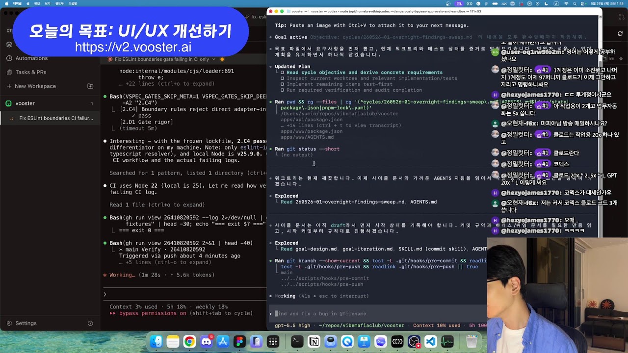 런칭 전 개밥 먹기, 그리고 Codex에 밤새 맡기기